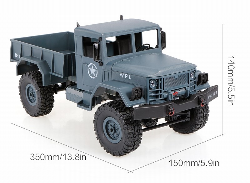   1/16 4WD  - Military Truck RTR (PRO-, 2.4 , 10 /)