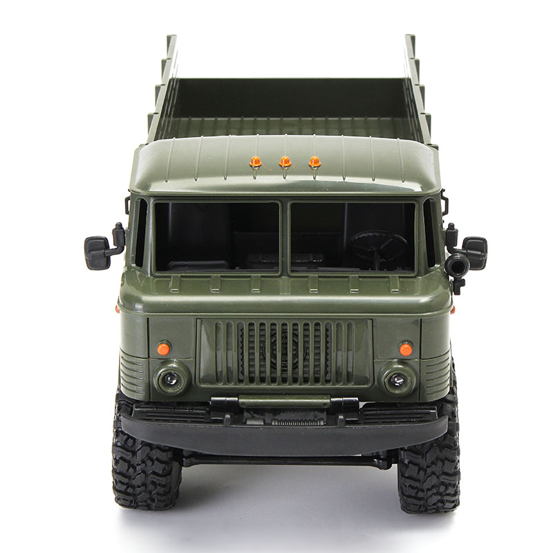 Внедорожник зеленый 1/16 4WD электро - Offroad Truck PRO (корпус "военный" грузовик, 2.4 гГц, 10 км/ч)
