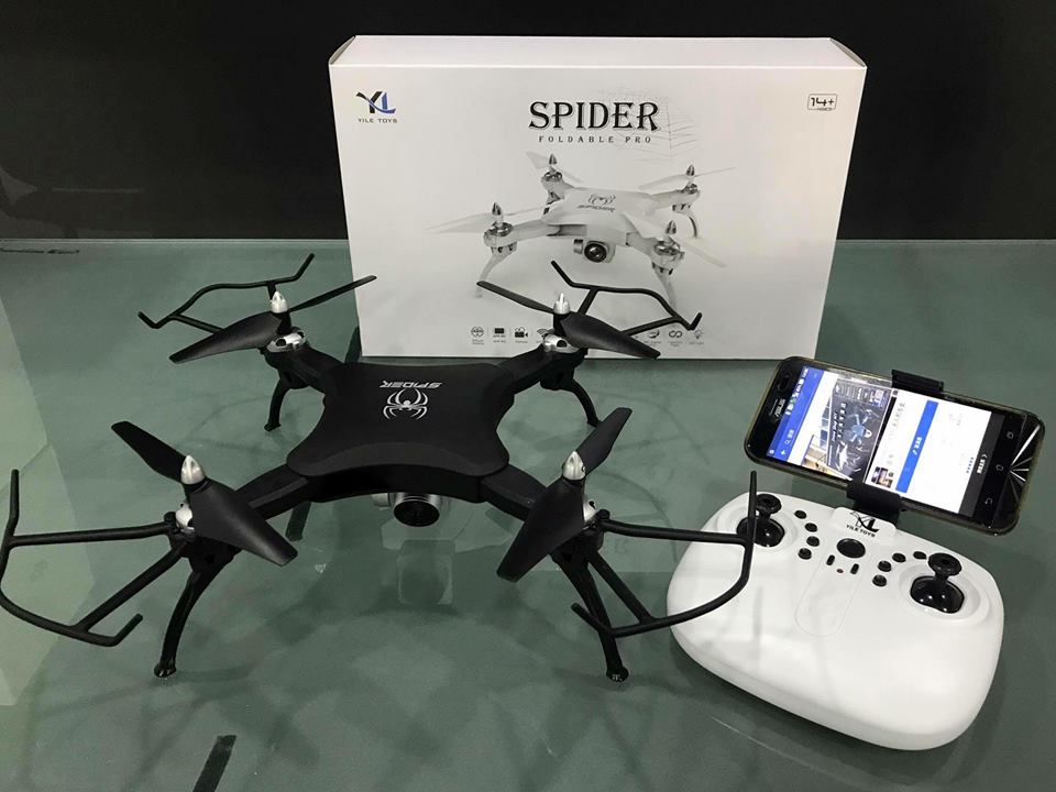 Квадрокоптер - S16 FPV Spider Foldable (720p WiFi, удержание высоты - барометр, складной)