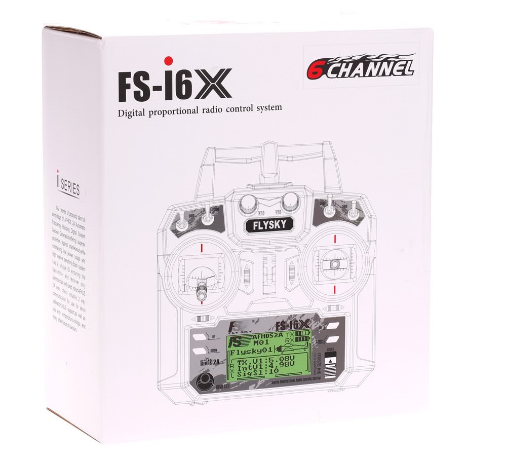  FlySky i6X (6 )   iA6B (6 ) 2.4