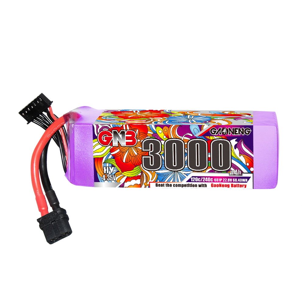  LiPo HV GNB - 22.8 3000 120C (6S1P, HV, 57x35x110 )