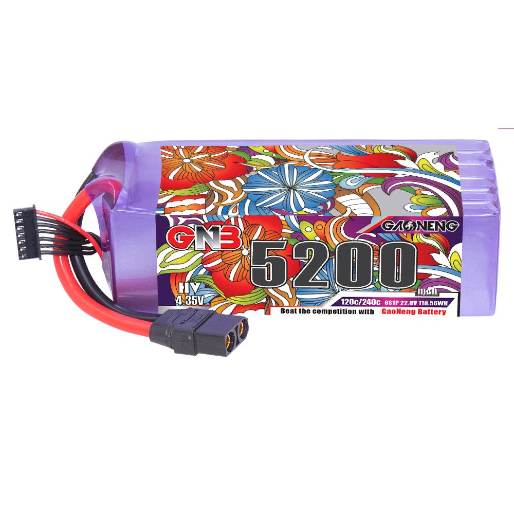  LiPo HV GNB - 22.8 5200 120C (6S1P, HV, 57x44x141 )