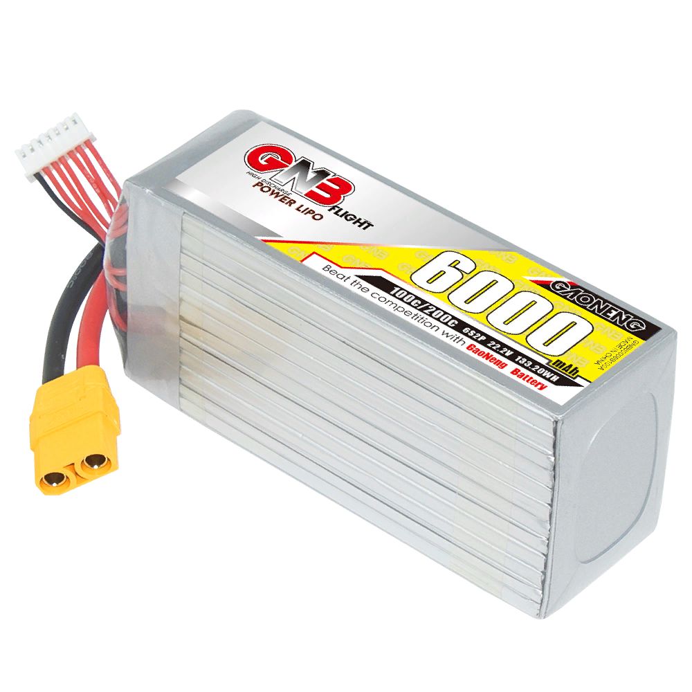  LiPo GNB - 22.2 6000 100C (6S2P, 61x44x141 )