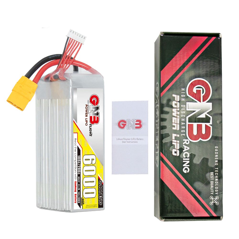  LiPo GNB - 22.2 6000 100C (6S2P, 61x44x141 )