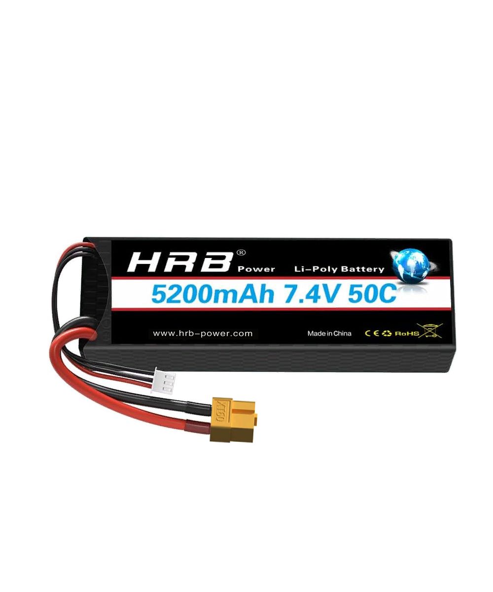  LiPo HRB - 7.4 5200 50 (2S, Hardcase,  XT60)