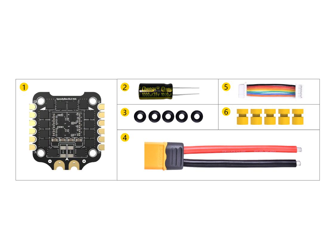   4--1 SpeedyBee BLS 50A 30x30 