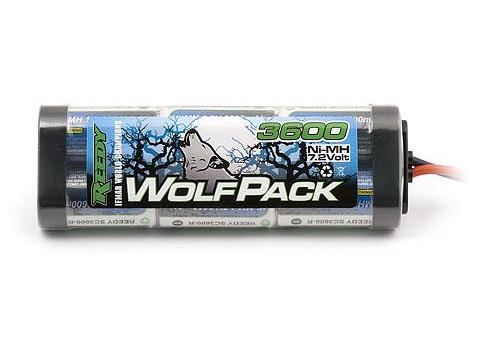   - Reedy WolfPack 7.2V 3600 mAh Ni-MH (Tamiya plug)