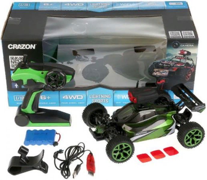  FPV 1/18 4WD  - Crazon Action FPV (2.4 , WiFi FPV 0.3Mp, 20 /)