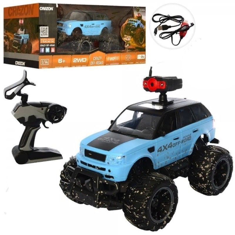  FPV 1/14 2WD  - Crazon 4x4 Pickup FPV (2.4 , WiFi FPV 0.3Mp, 15 /)