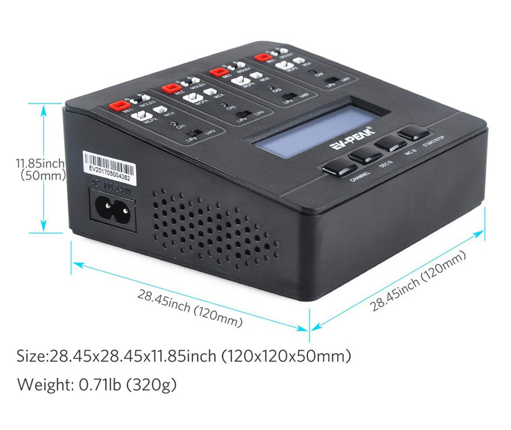   E6 240V C:1A, 4x4.35W