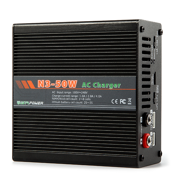    N3-50AC/DC LiPo 2-3S, NiMH 1-8s, C:1-5A 12V