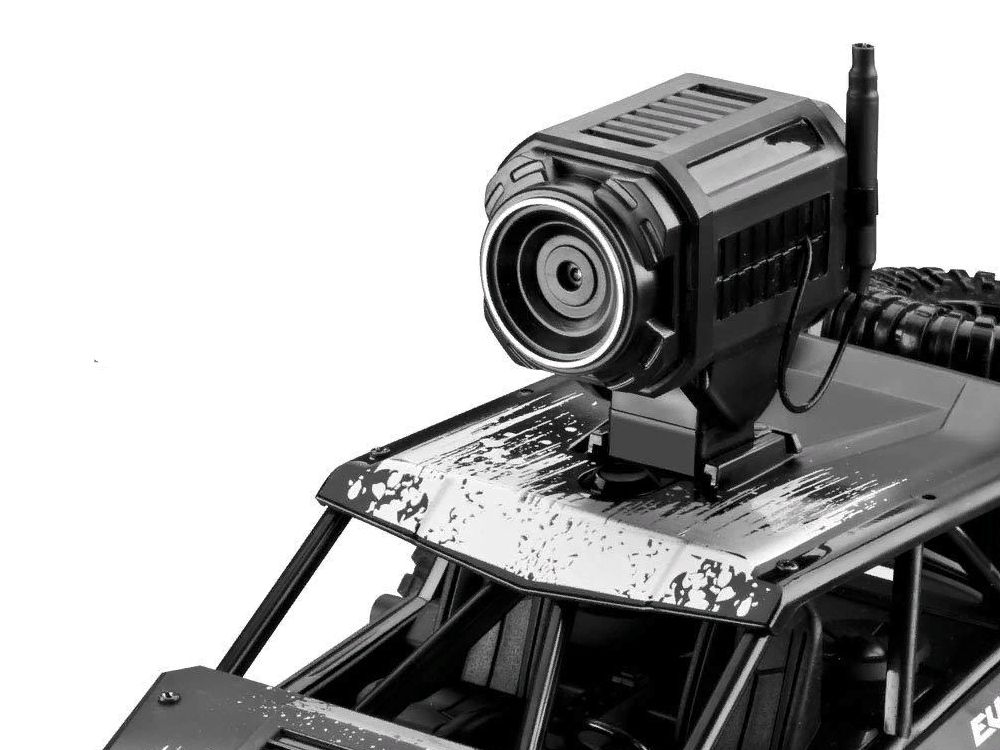 Внедорожник FPV 1/16 2WD электро - 1801S (480p WiFi FPV камера, черный)