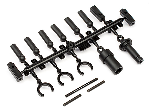   +  - SHOCK PARTS / ROD END SET