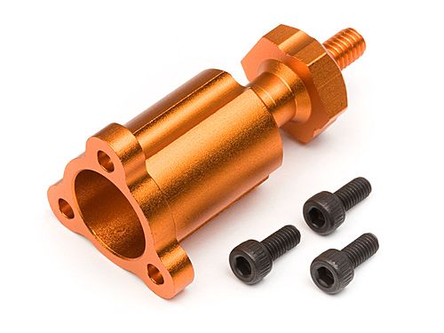   - ALUMINUM WHEEL HUB RIGHT (ORANGE)