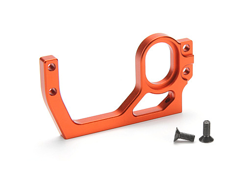  - ALUMINUM LEFT BULKHEAD (ORANGE) (FORMULA TEN)