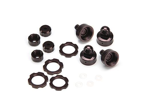    BLITZ - SHOCK COLOR PARTS SET, DARK BROWN ANODIZED (2)  