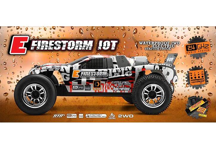  1/10 2WD  - E-FIRESTORM 10T RTR (2.4,  DSX-2, )