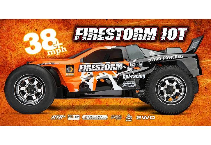  1/10  2wd - RTR FIRESTORM 10T 2.4GHz  DSX-1 ()