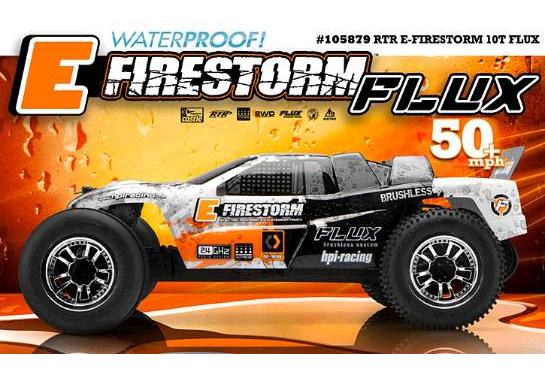  1/10 2wd - RTR E-FIRESTORM 10T FLUX 2.4GHz (DSX-2)  ()