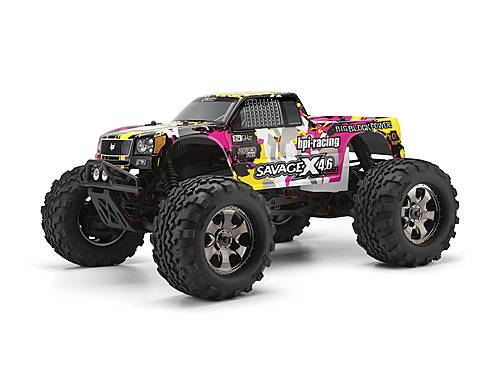  1/8 NITRO GT-3 TRUCK  (YELLOW/PINK/BLACK) 