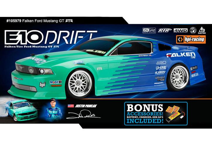 Hpi e10 drift shop mustang