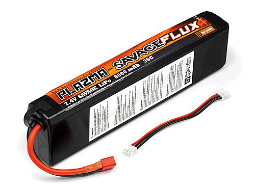   PLAZMA 7.4V 8000mAh 35C LiPo (Deans Plug)  Savage HP