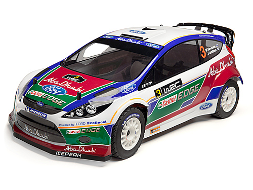   1/8 - FORD FIESTA ABU DHABI WRC (WHITE/GREEN/RED) 