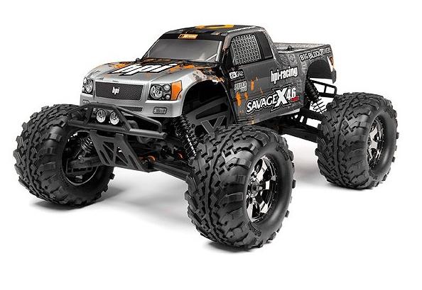  1/8 - SAVAGE X 4.6 RTR (SILVER/BLACK)