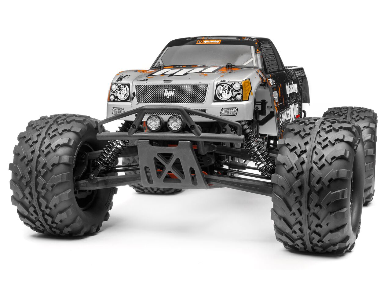  1/8 - SAVAGE X 4.6 RTR (SILVER/BLACK)