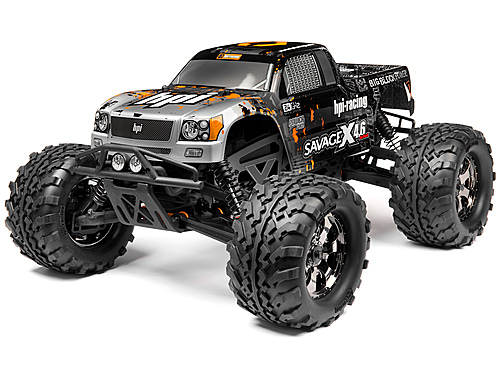  1/8 - SAVAGE X 4.6 RTR (SILVER/BLACK)