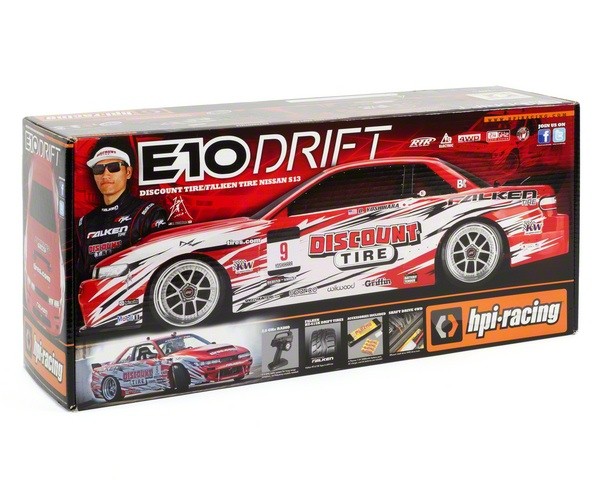  1/10 - E10 NISSAN S-13/DISCOUNT TIRE BODY (NEW)