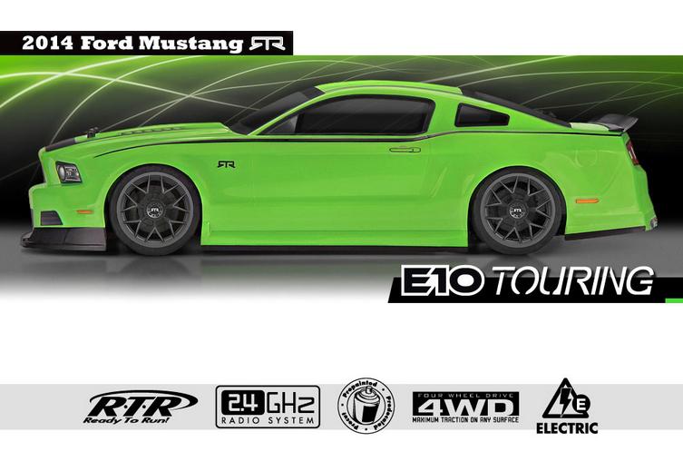  1/10 - RTR E10 FORD MUSTANG RTR 2014 (,  .)