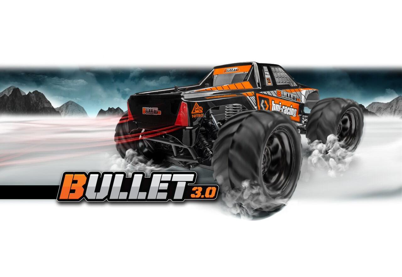  1/10 4WD  - Bullet MT 3.0 RTR (2.4 , )