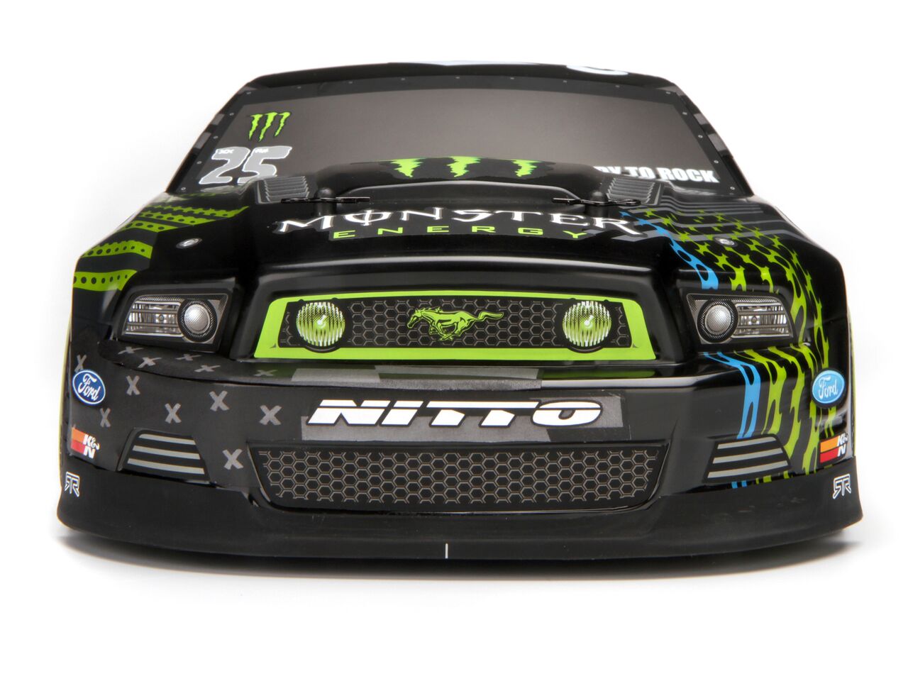  1/10 - RTR E10 FORD MUSTANG VAUGHN GITTIN JR./MONSTER ENERGY (,  )