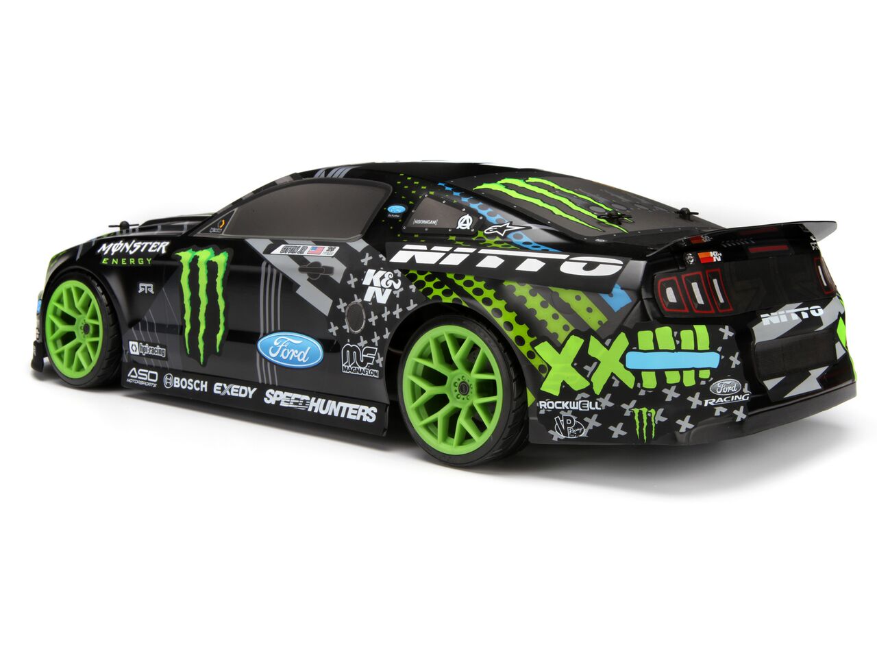  1/10 - RTR E10 FORD MUSTANG VAUGHN GITTIN JR./MONSTER ENERGY (,  )