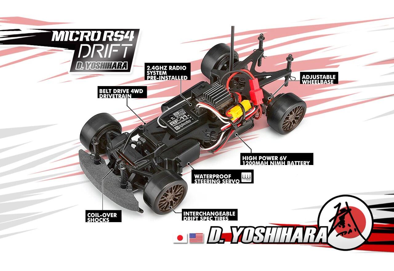  1/18 - MICRO RS4 DRIFT ( NISSAN S13, )