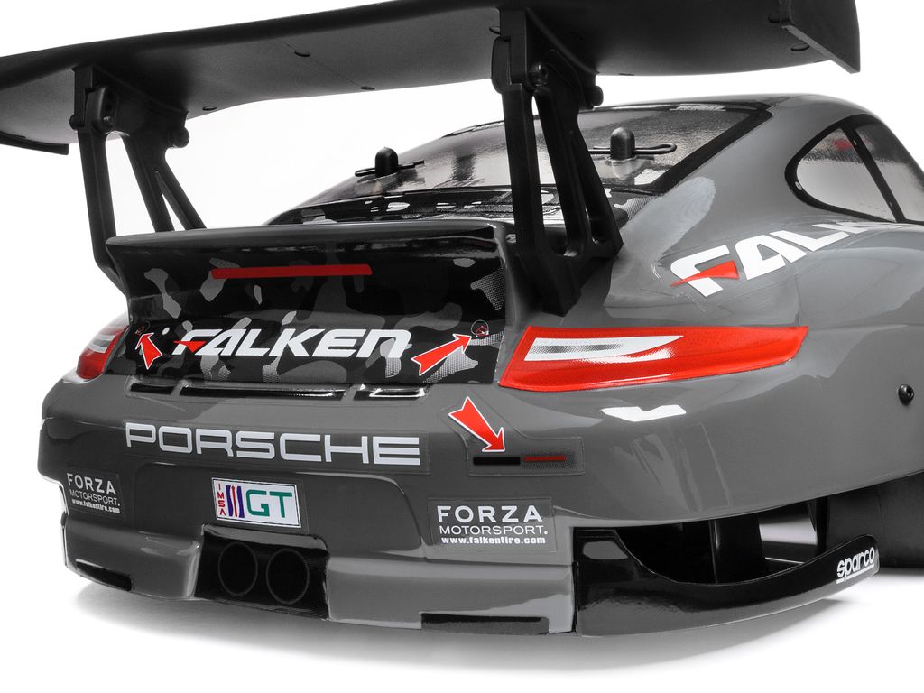  1/10 4WD  - RS4 Sport 3 FLUX ( Porsche 911 GT3 RSR,  Falken, / )