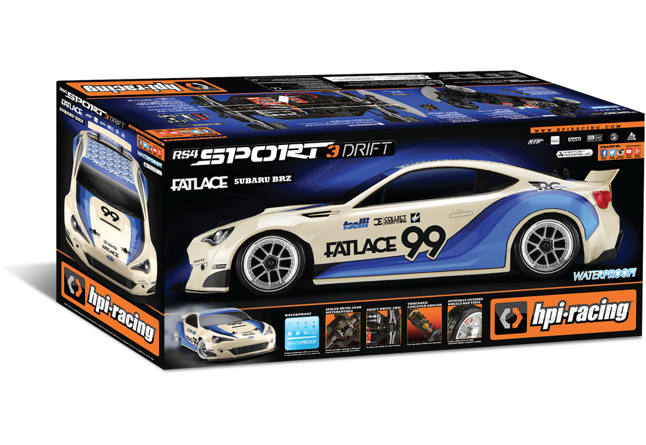  1/10 4WD  - RS4 Sport 3 Drift RTR ( Subaru BRZ)