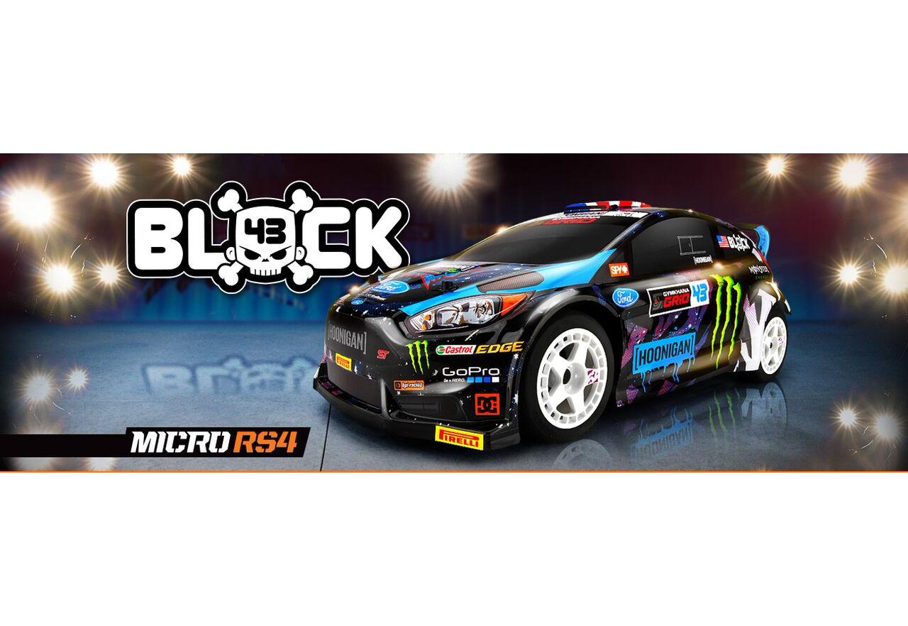  1/18 - MICRO RS4 FORD FIESTA ST RX43 2015 KEN BLOCK ()