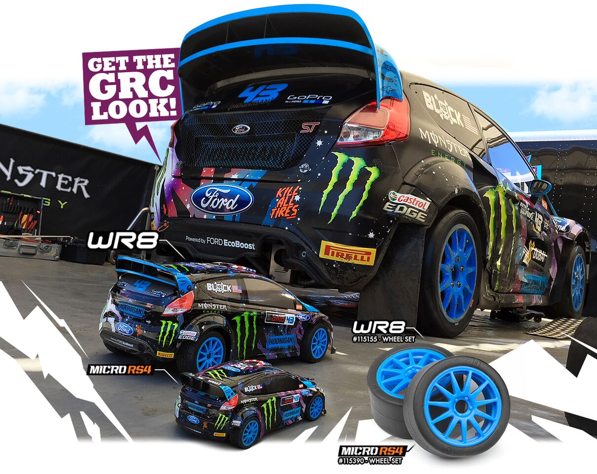  1/18 - MICRO RS4 FORD FIESTA ST RX43 2015 KEN BLOCK ()