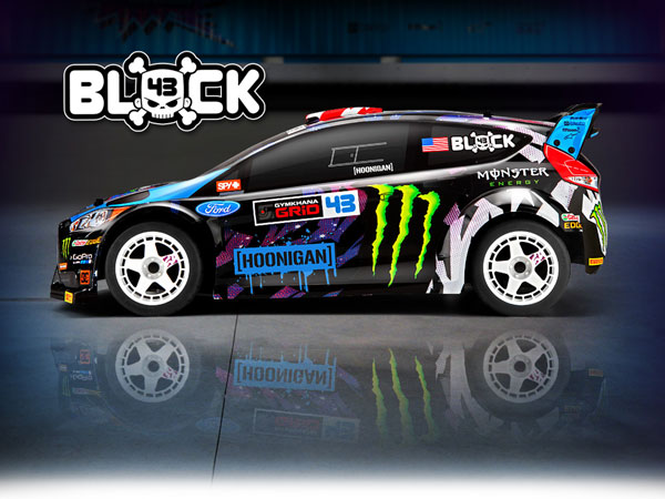  1/18 - MICRO RS4 FORD FIESTA ST RX43 2015 KEN BLOCK ()