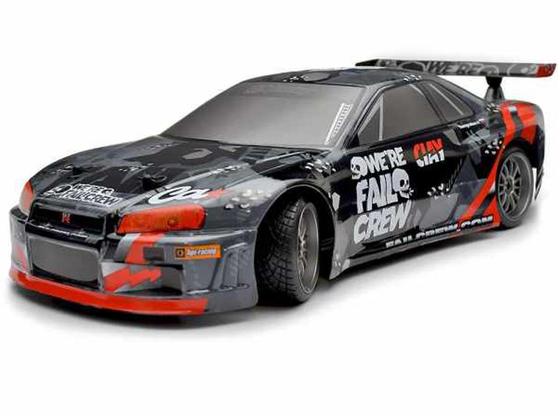  1/10 - E10 Drift Fail Crew Nissan Skyline R34 GT-R