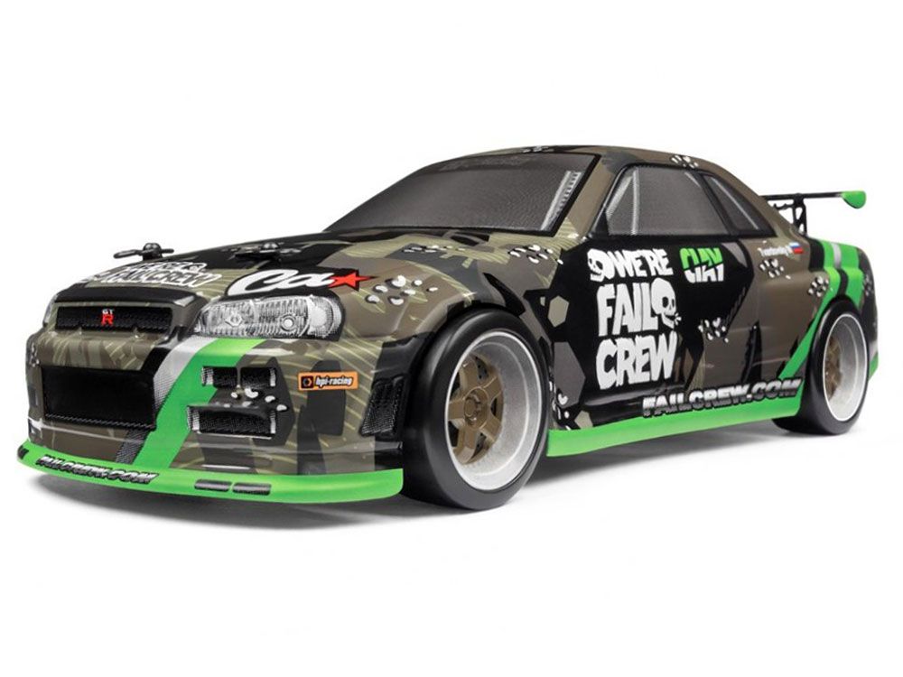  1/18  - Micro RS4 Drift Fail Crew Nissan Skyline R34 GT-R