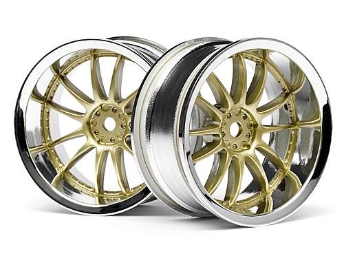   1/10 - WORK XSA 02C (26mm CHROME/GOLD/  6mm) 2