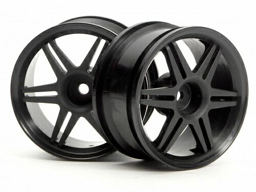  1/10 - 12 SPOKE CORSA BLACK 26MM (3MM OFFSET) 2