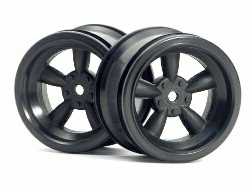  1/10 - VINTAGE 5 SPOKE 31MM (WIDE) BLACK (6MM OFFSET) 2