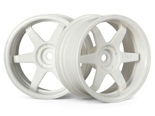   1/10 - TE37 26MM WHITE (6MM OFFSET) 2