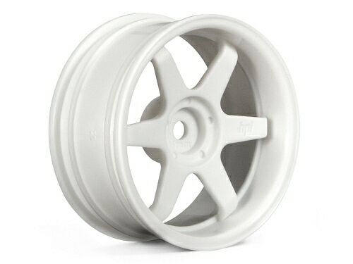   1/10 - TE37 26MM WHITE (6MM OFFSET) 2