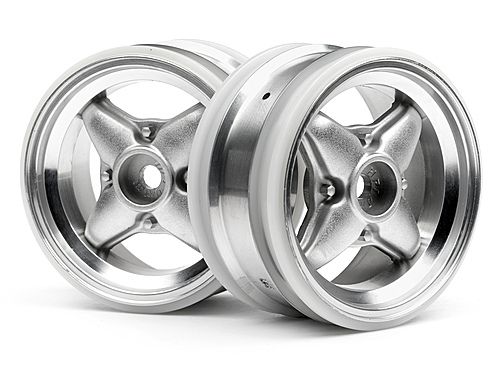  1/10  - MX60 4 SPOKE MATTE CHROME ( 0mm/ 2)