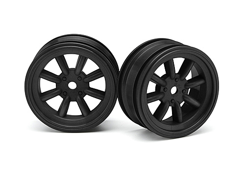  1/10  - MX60 8 SPOKE BLACK ( 0mm/ 2)